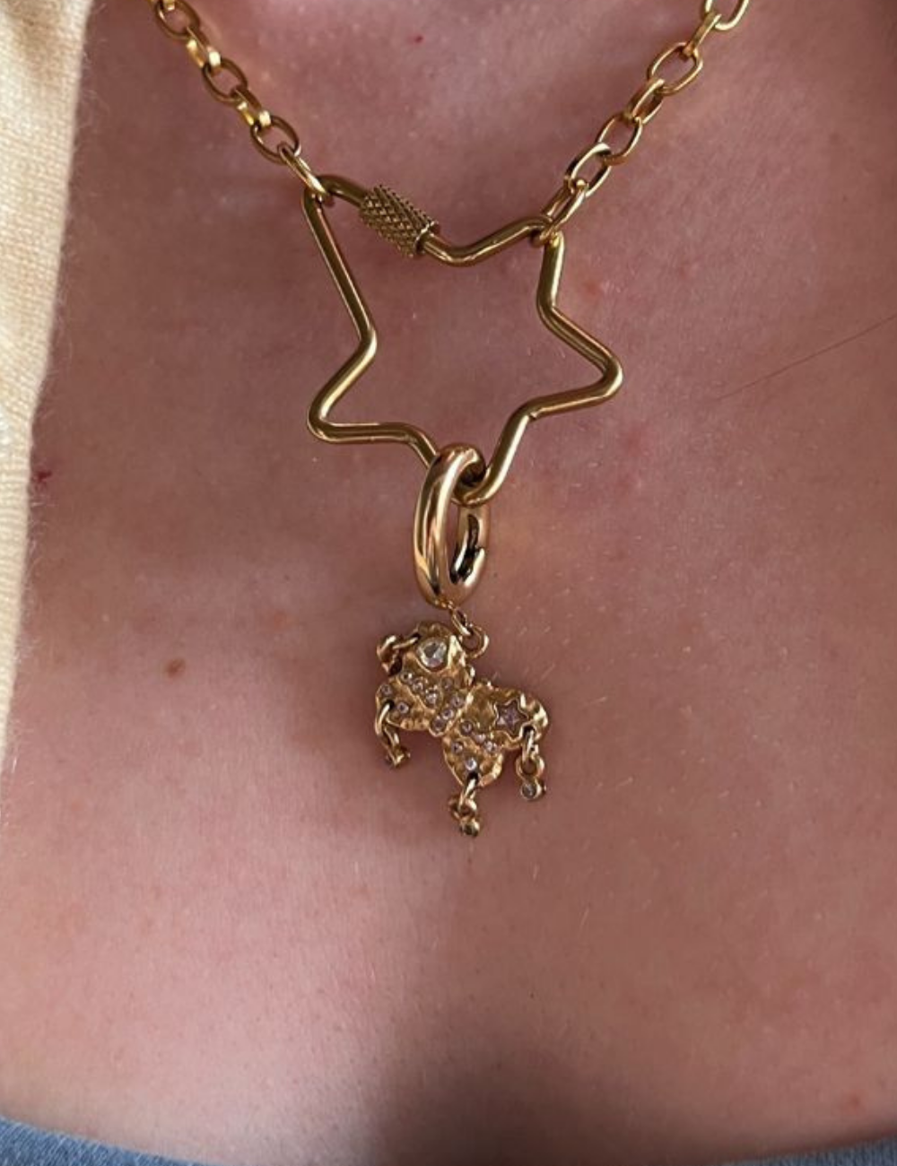 Virgo Charm Gold