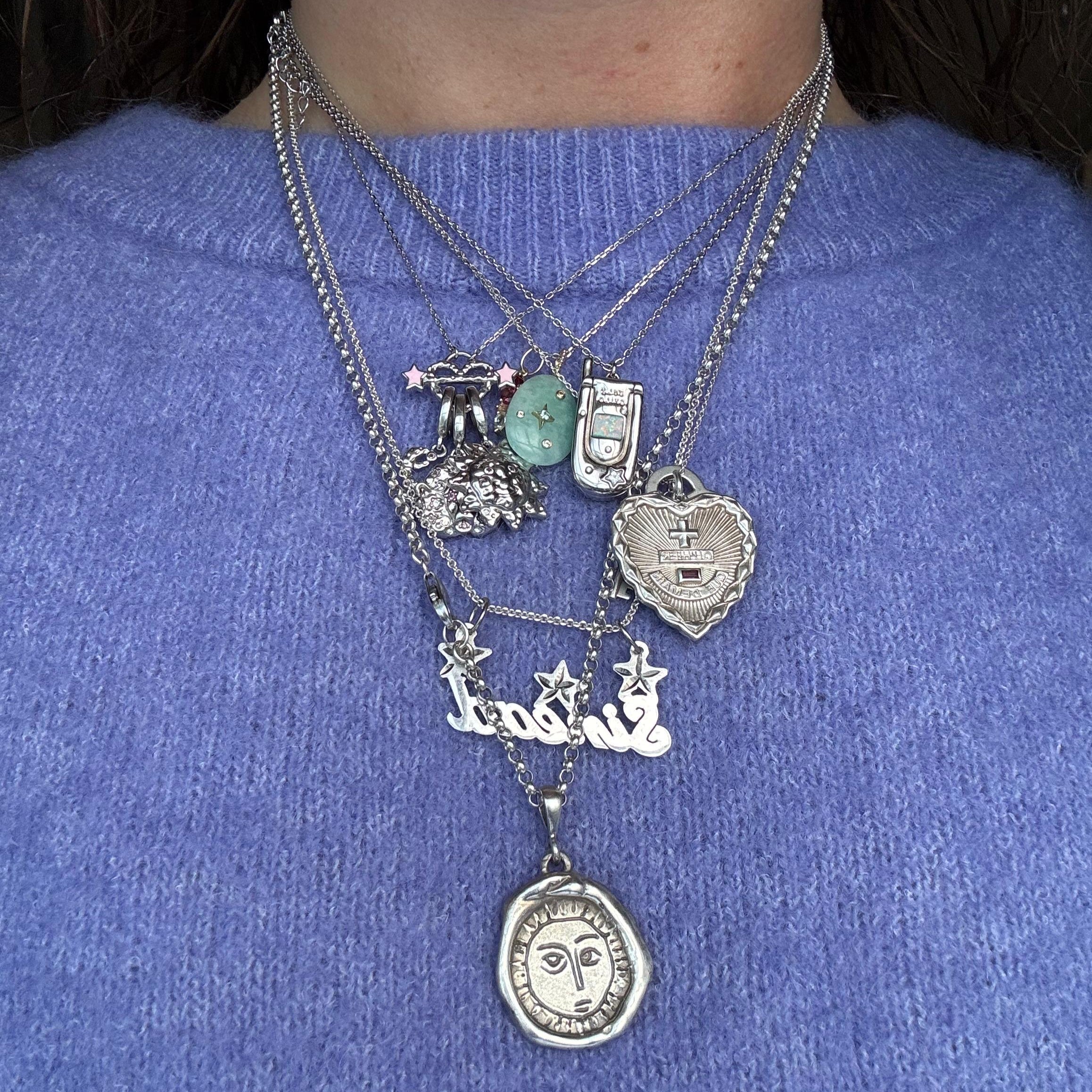 Sweet Talker Necklace Silver