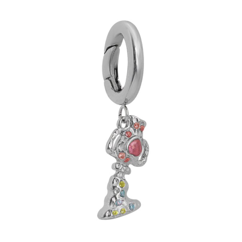 Aquarius Charm Silver