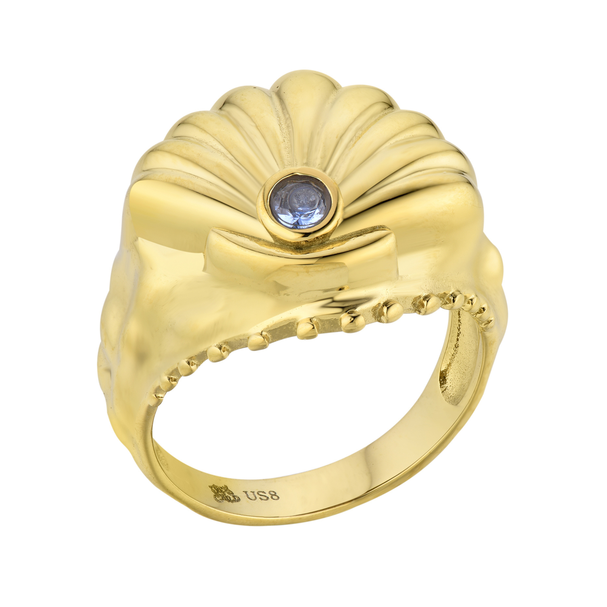 Ariel's Shell Ring Gold