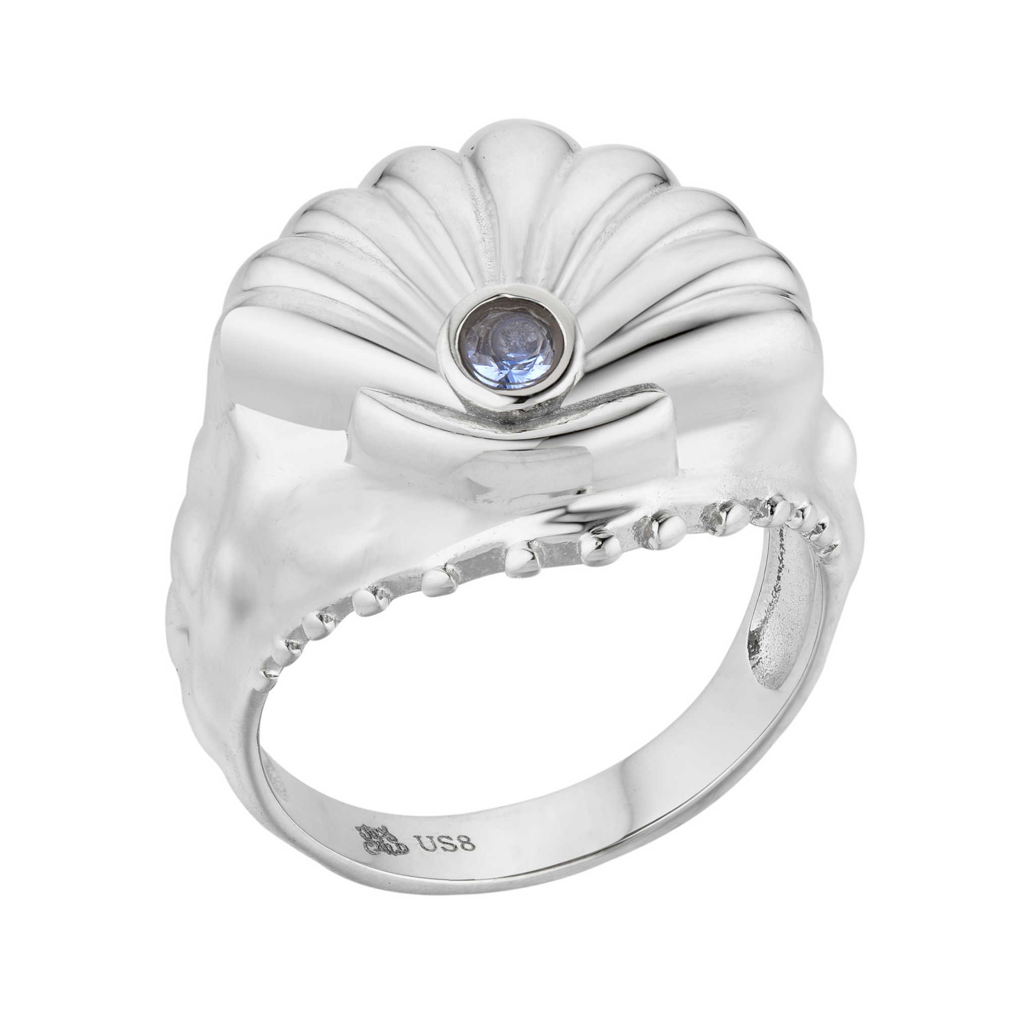 Ariel's Shell Ring Silver