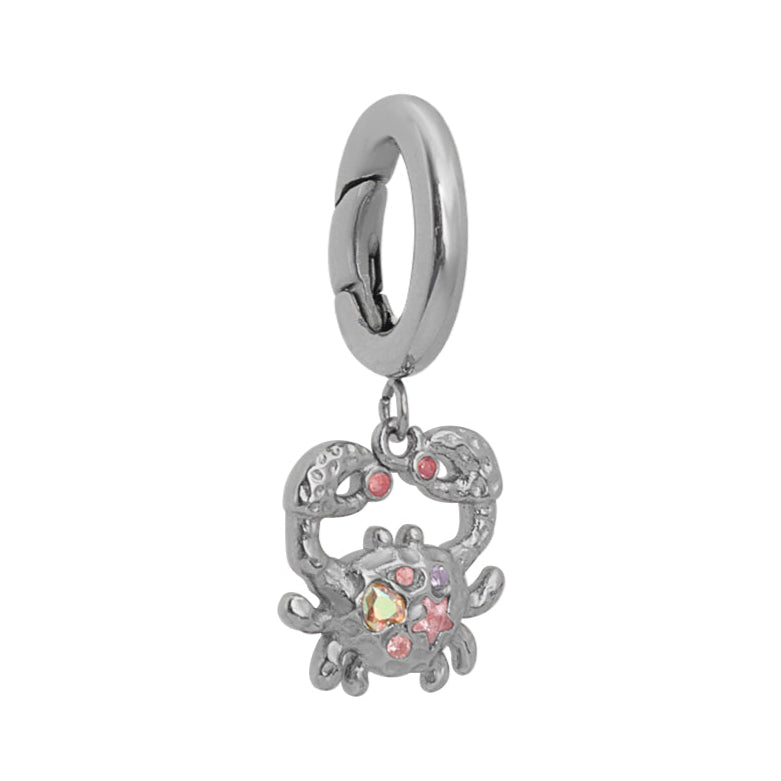 Cancer Charm Silver