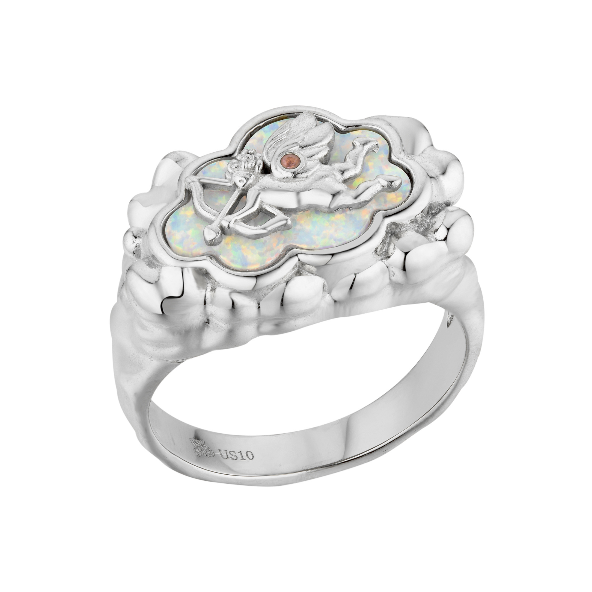 Cupid's Cloud Ring Silver