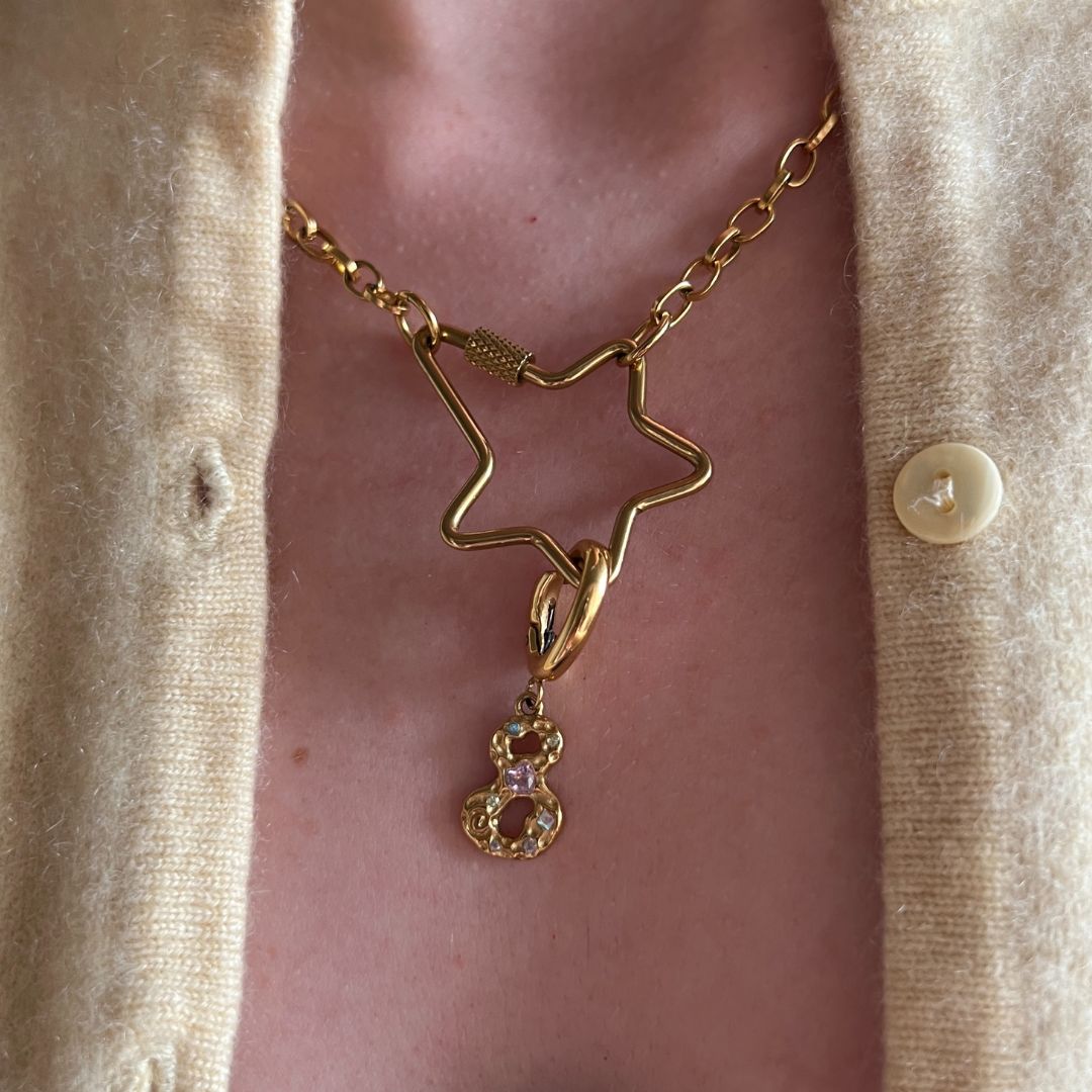 Eight – The Powerhouse Charm Gold