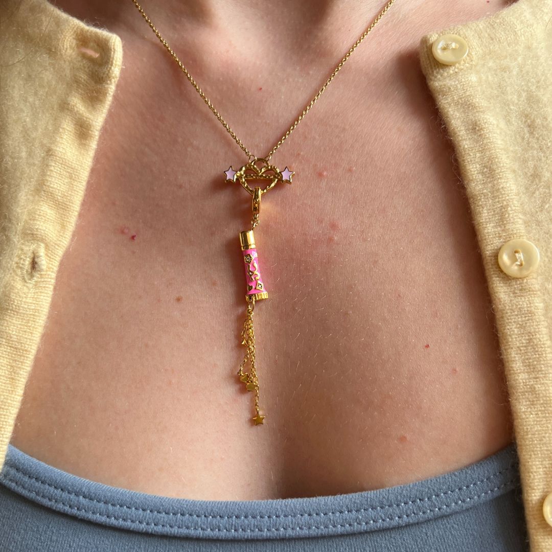 Hot gloss-ip Charm Gold