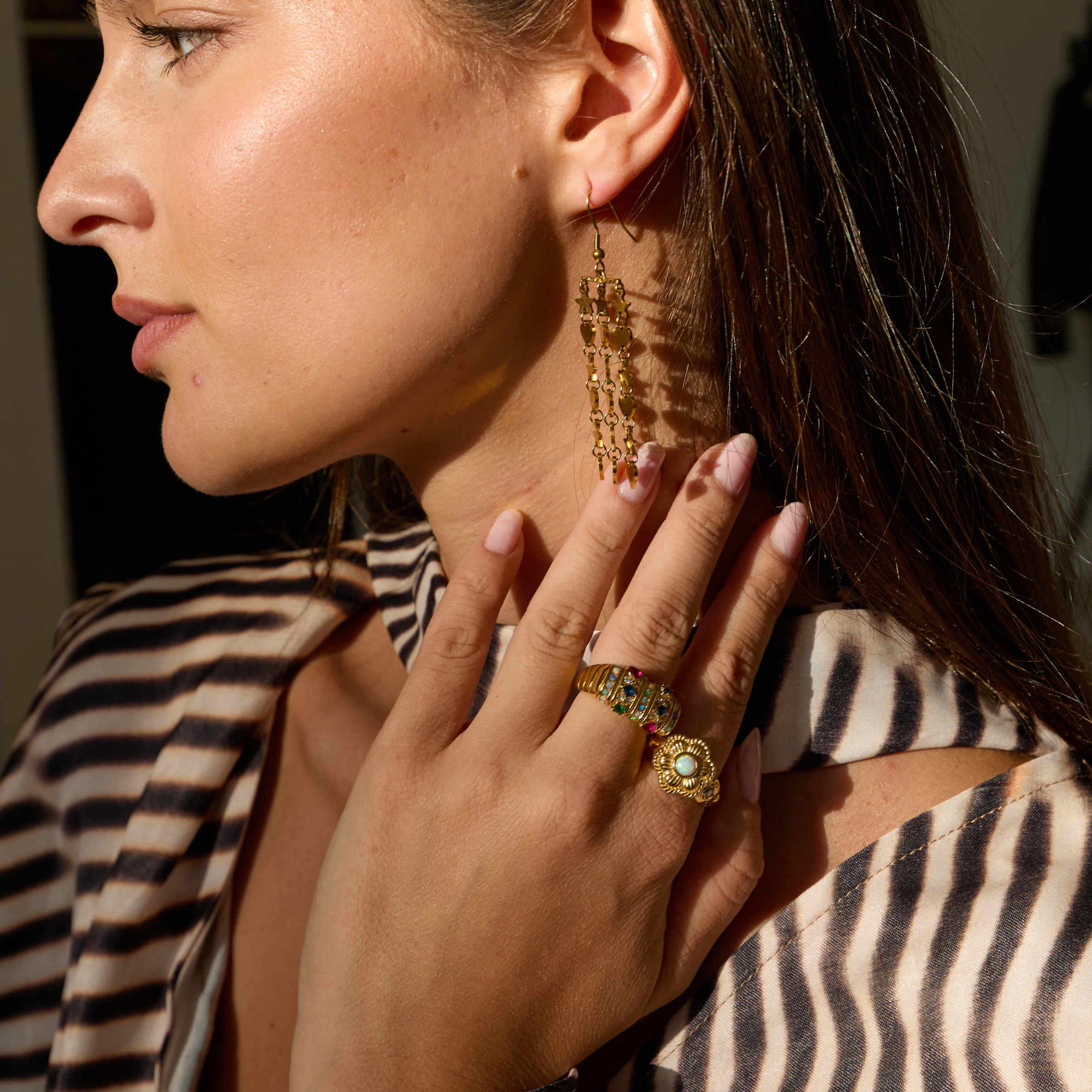 In Bloom Flower Ring Gold