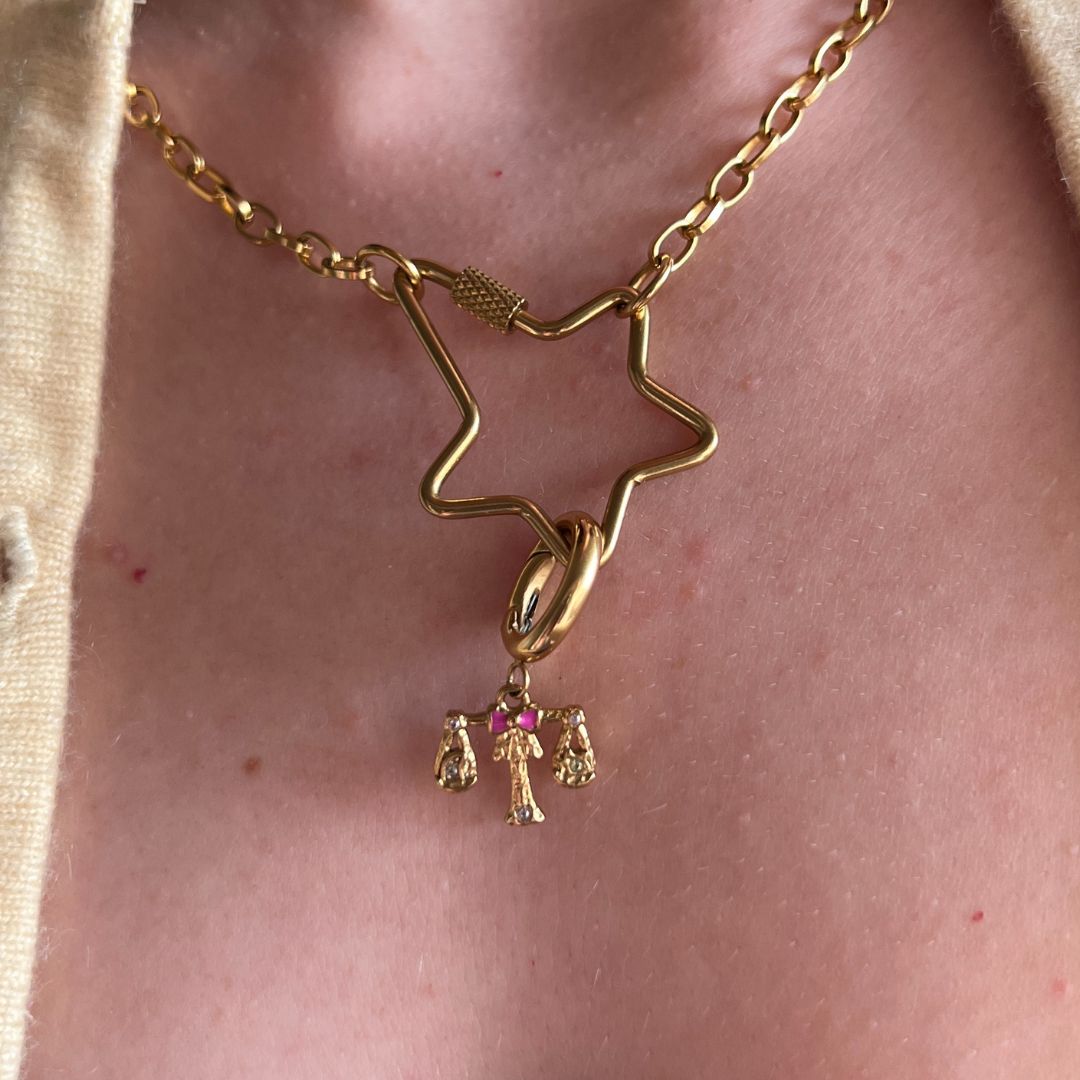 Libra Charm Gold