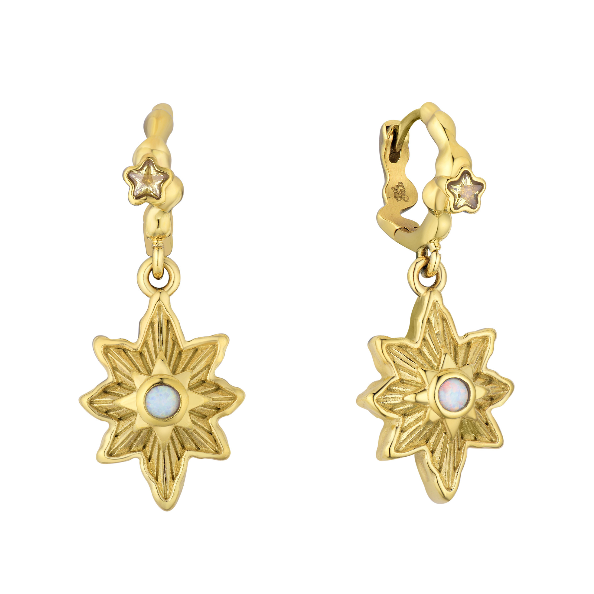 North Star Earring Gold