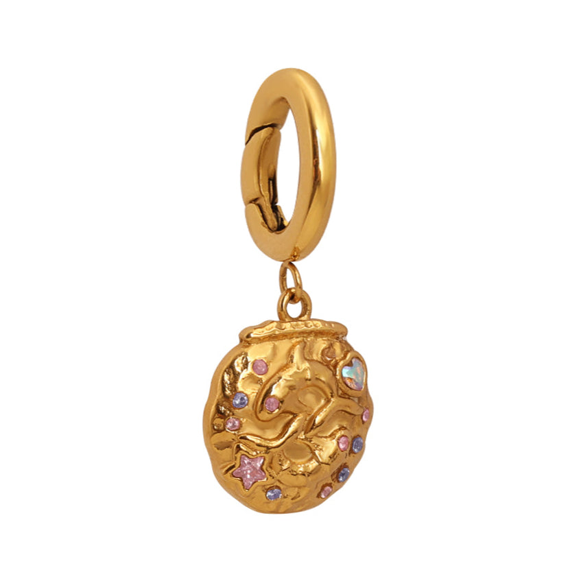 Pisces Charm Gold