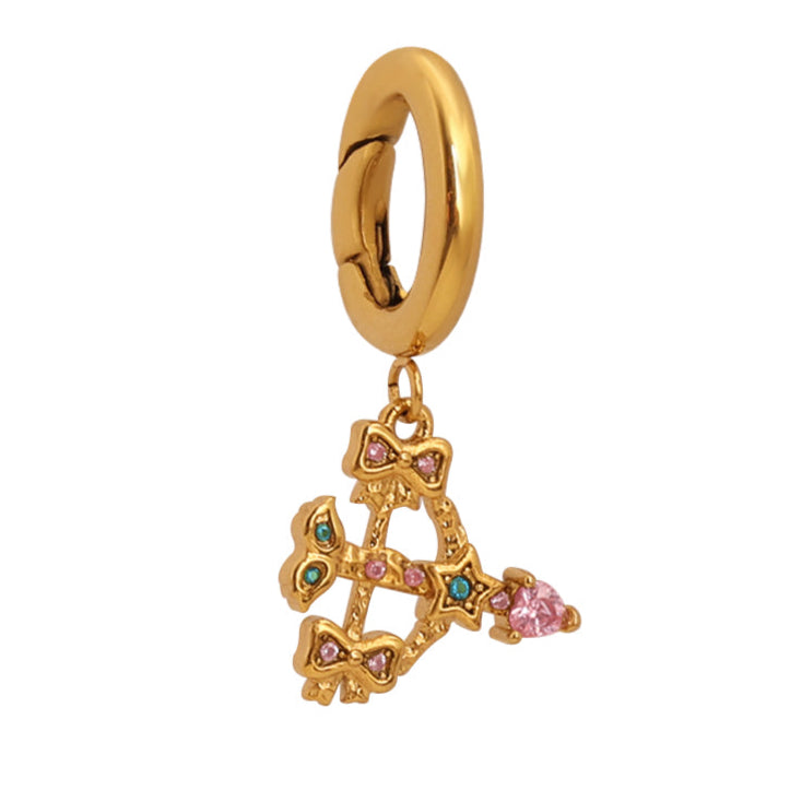 Sagittarius Charm Gold