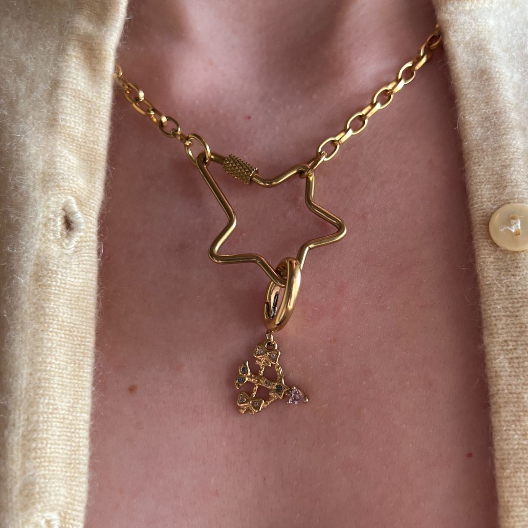 Sagittarius Charm Gold