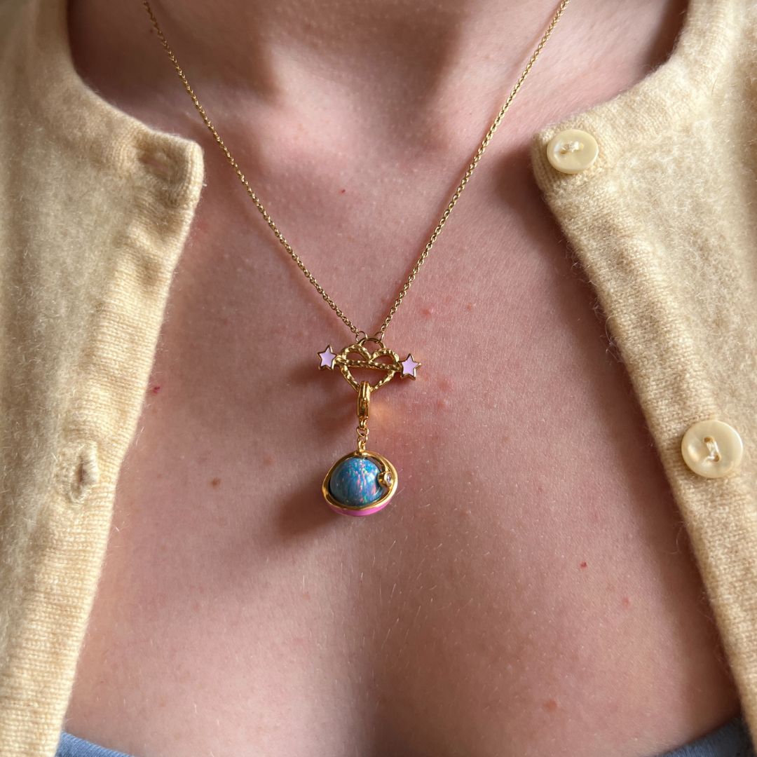 Saturn Returns Charm Gold