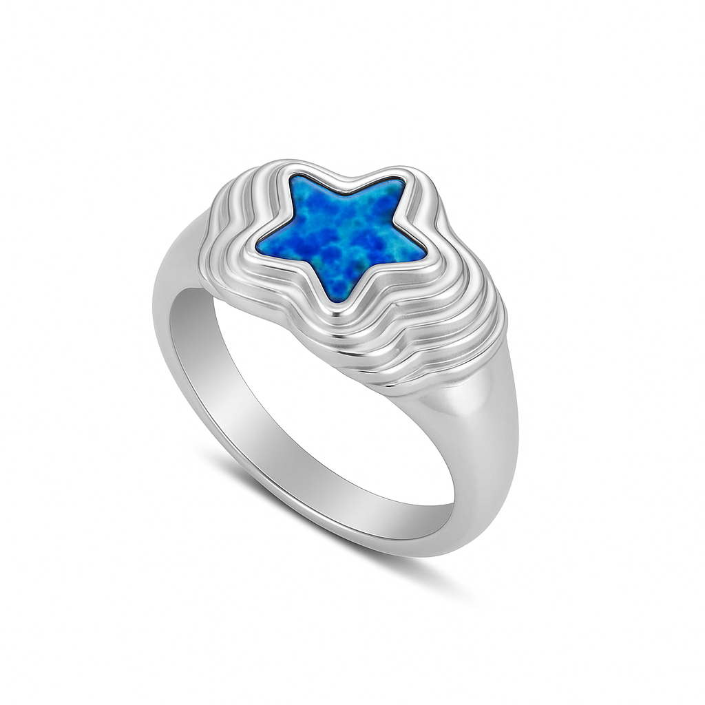 Starstruck Blue Opal Ring