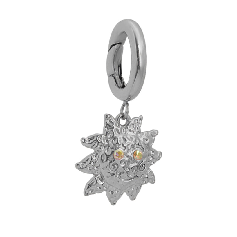 Sunny Side Up Charm Silver
