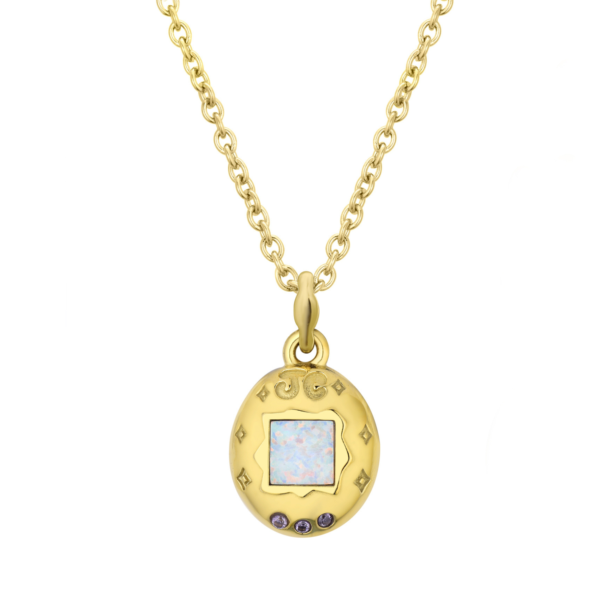 Tamagotchii Necklace Gold