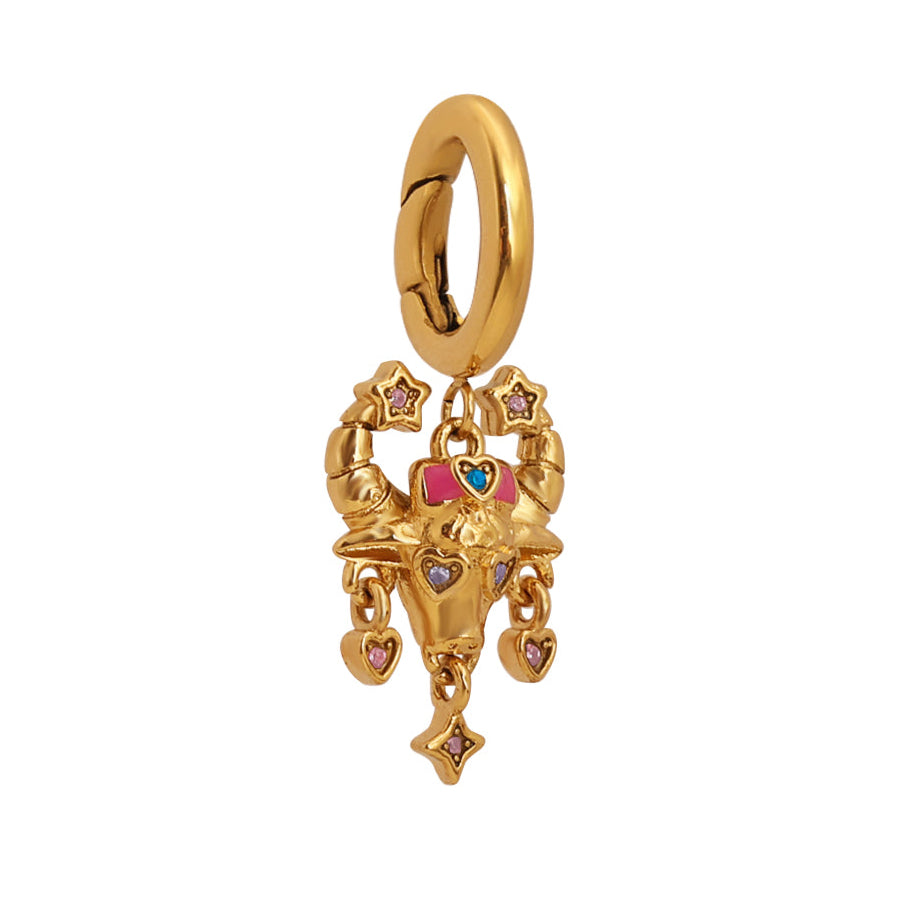 Taurus Charm Gold
