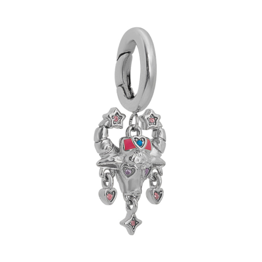 Taurus Charm Silver