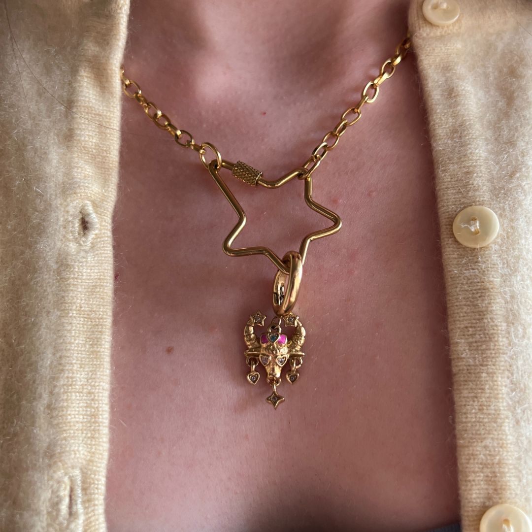 Taurus Charm Gold
