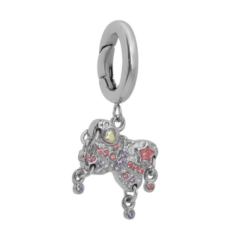 Virgo Charm Silver