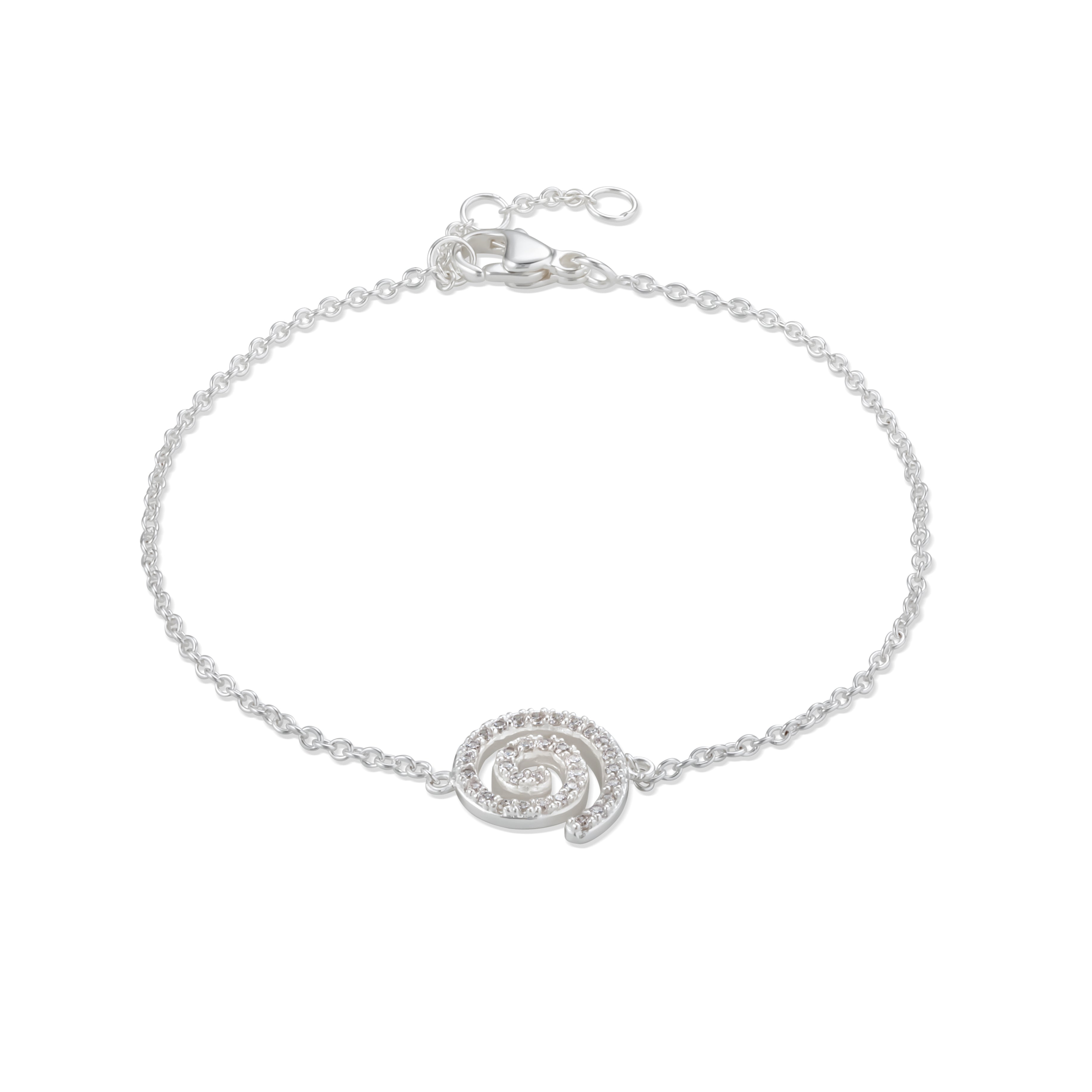 Swirly Bracelet Silver