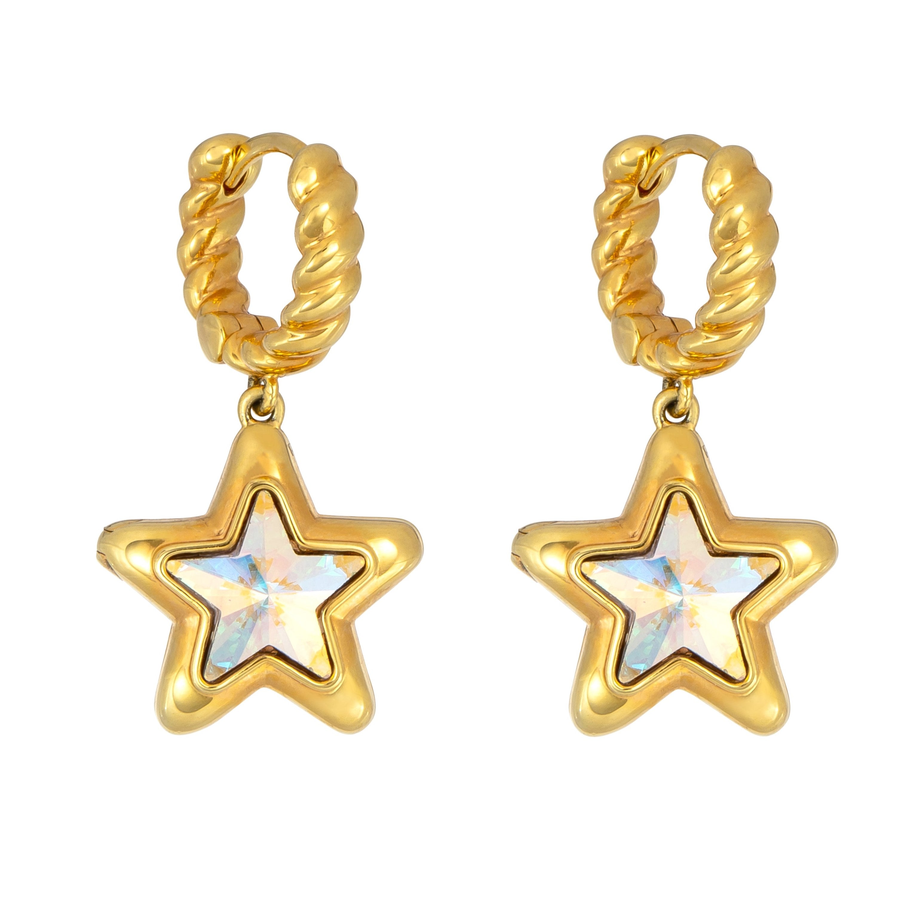 Starburst Locket Earrings (Pre Order)