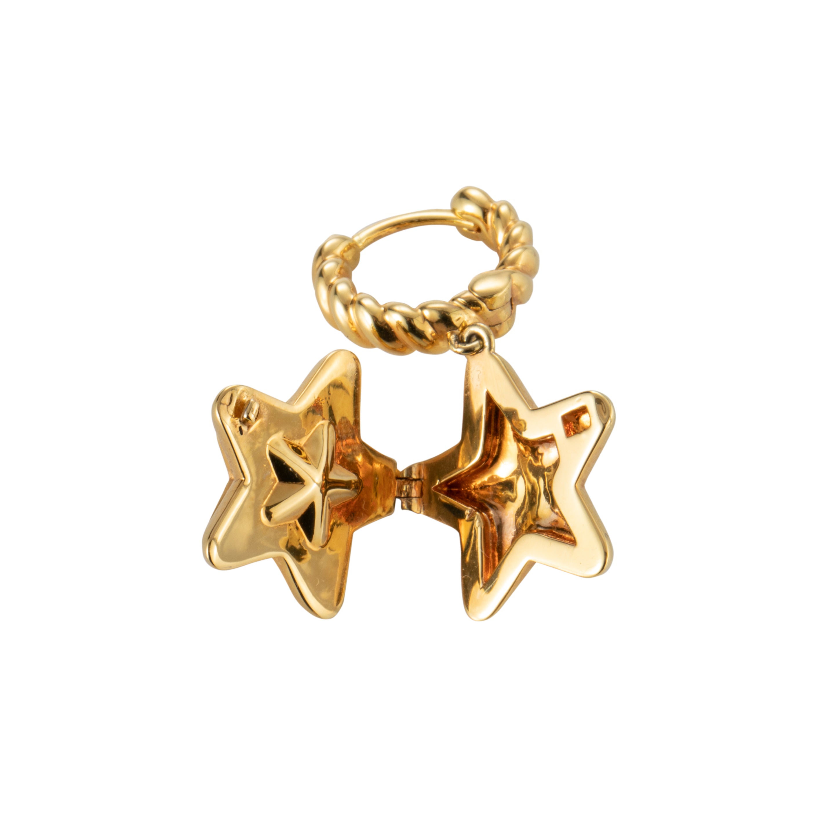 Starburst Locket Earrings