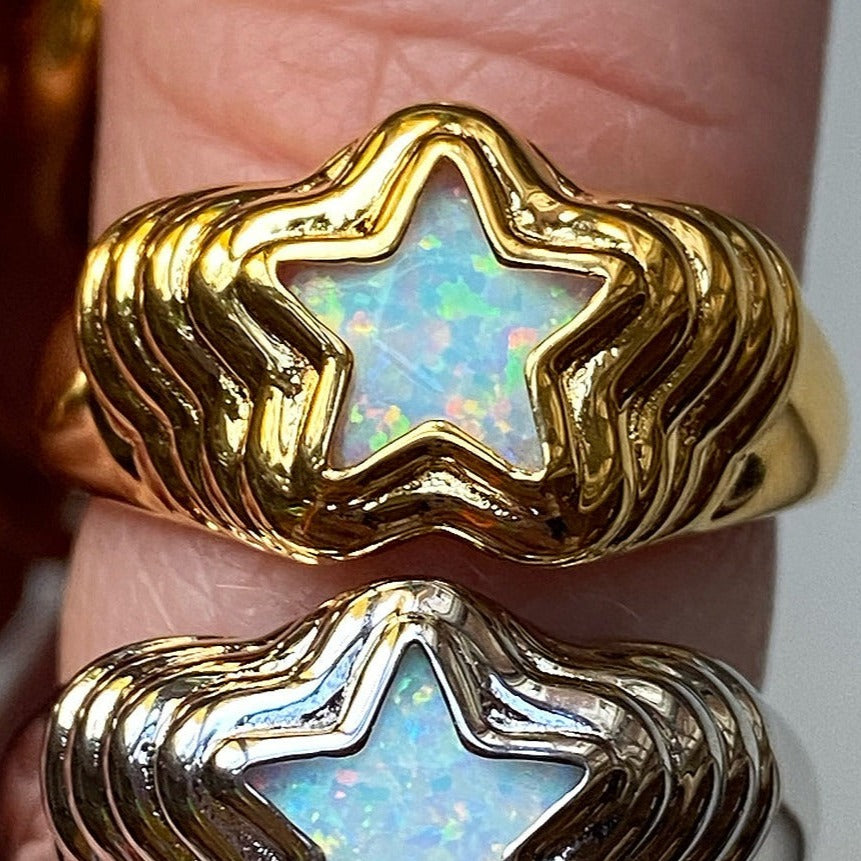 Starstruck Opal Ring Gold