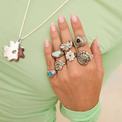 July Child x Norah Store Blobby Flower Necklace