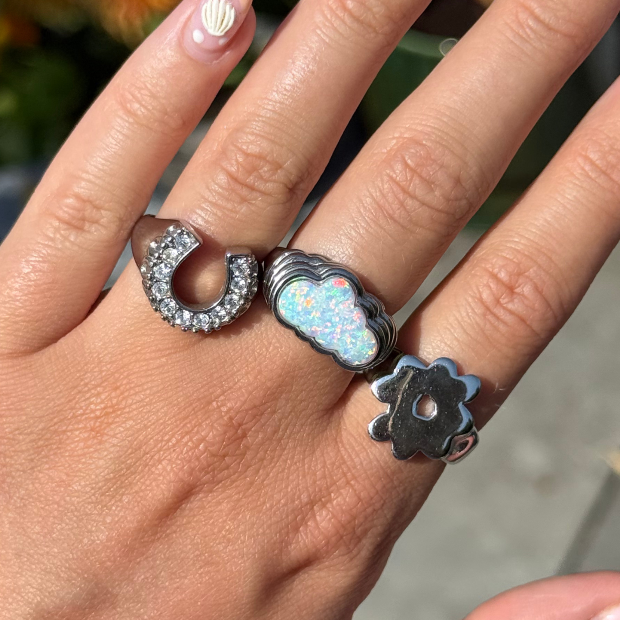 Head In The Clouds Ring Silver