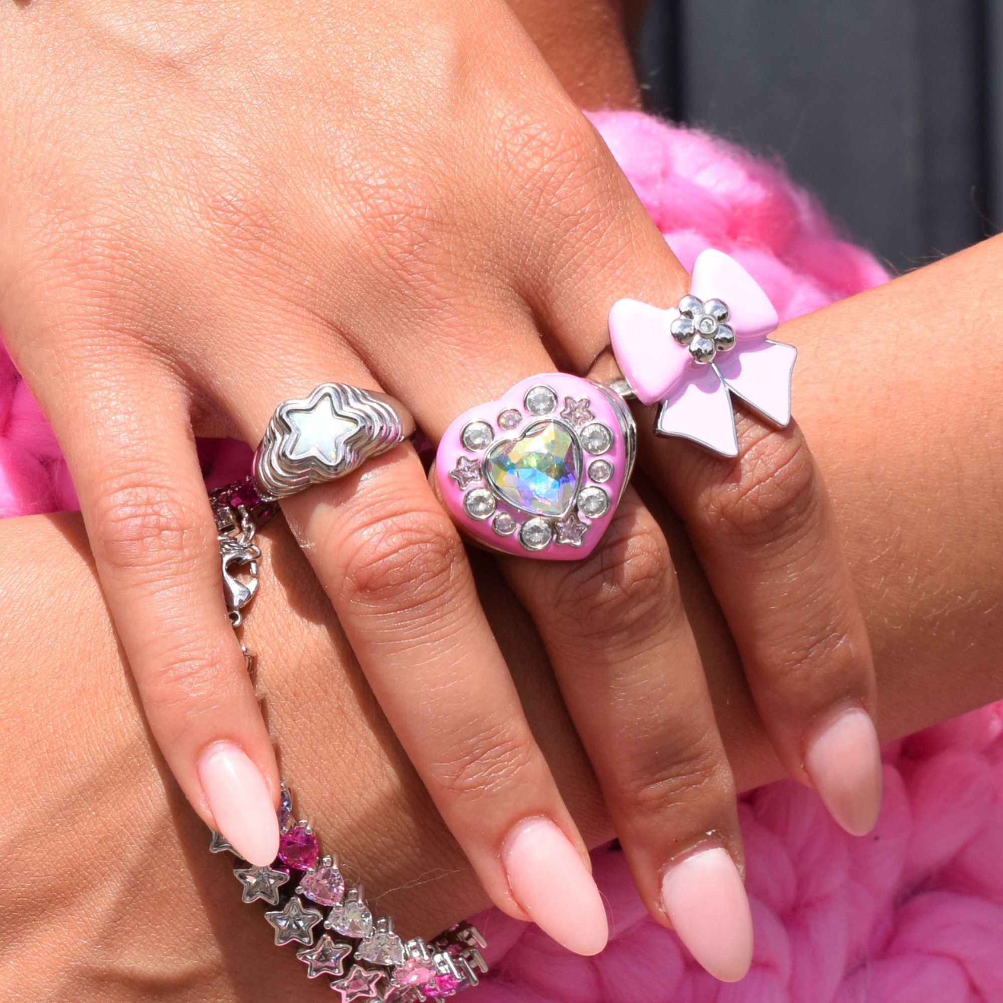 Starstruck Opal Ring Silver