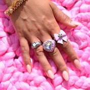 Starstruck Opal Ring Silver