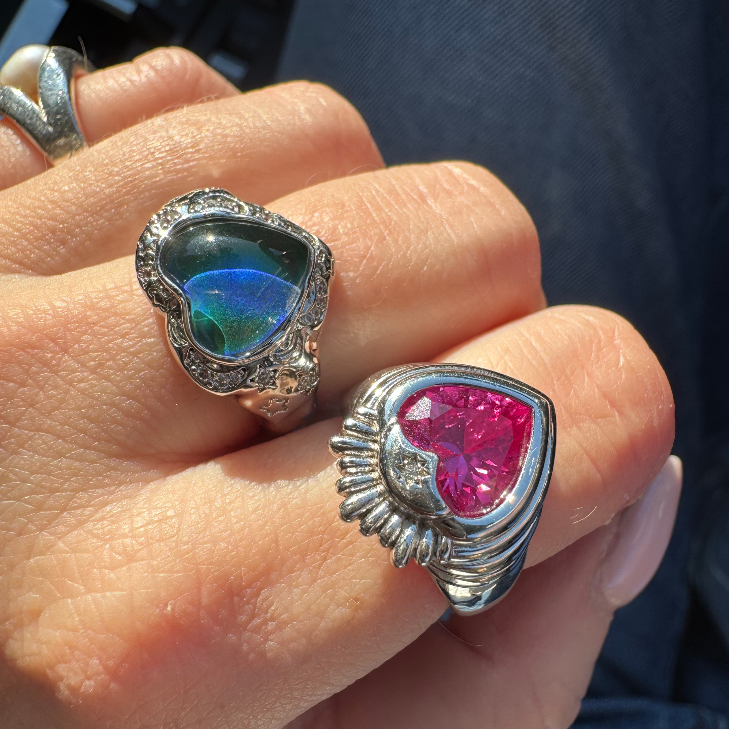 Moody Witch Ring Silver