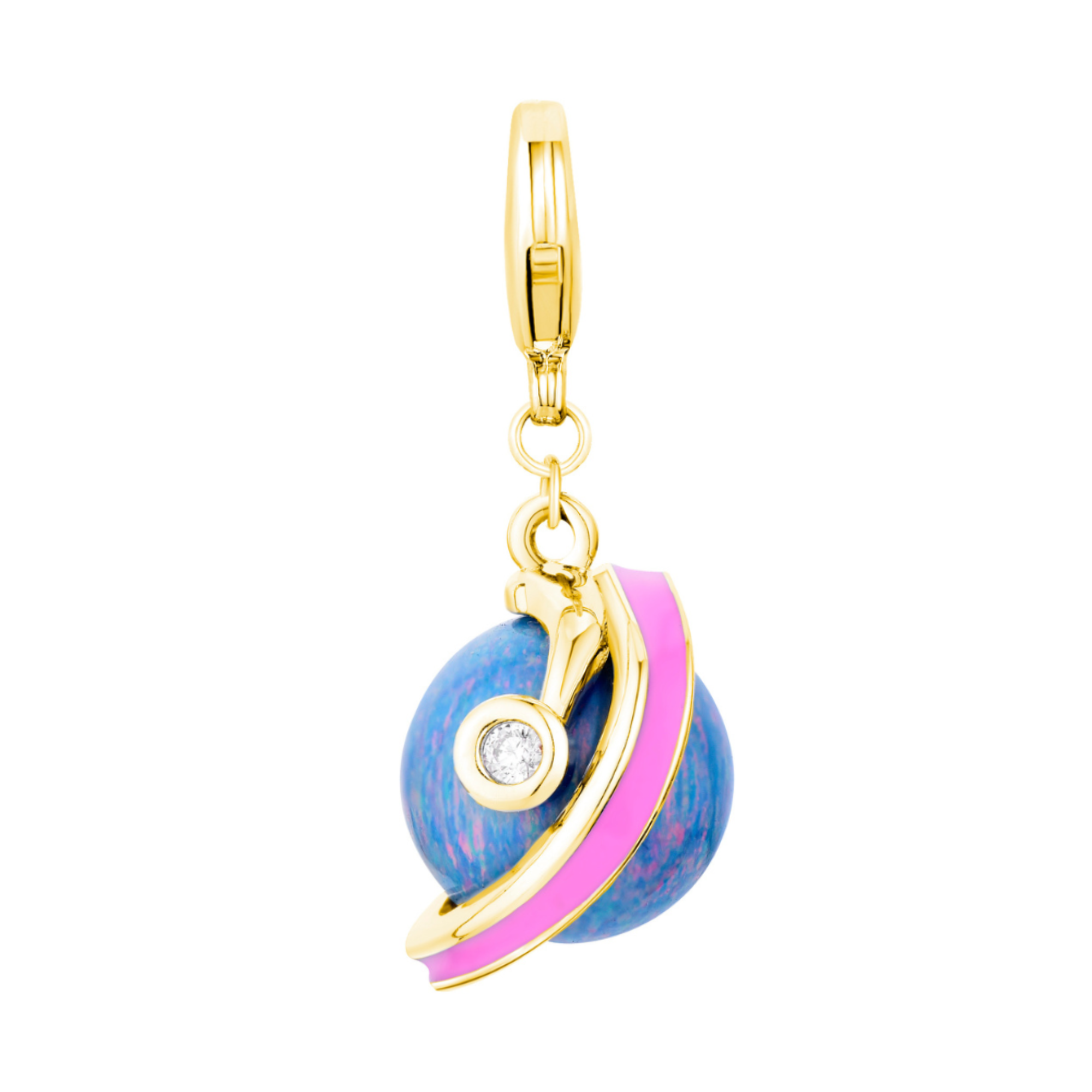 Saturn Returns Charm Gold