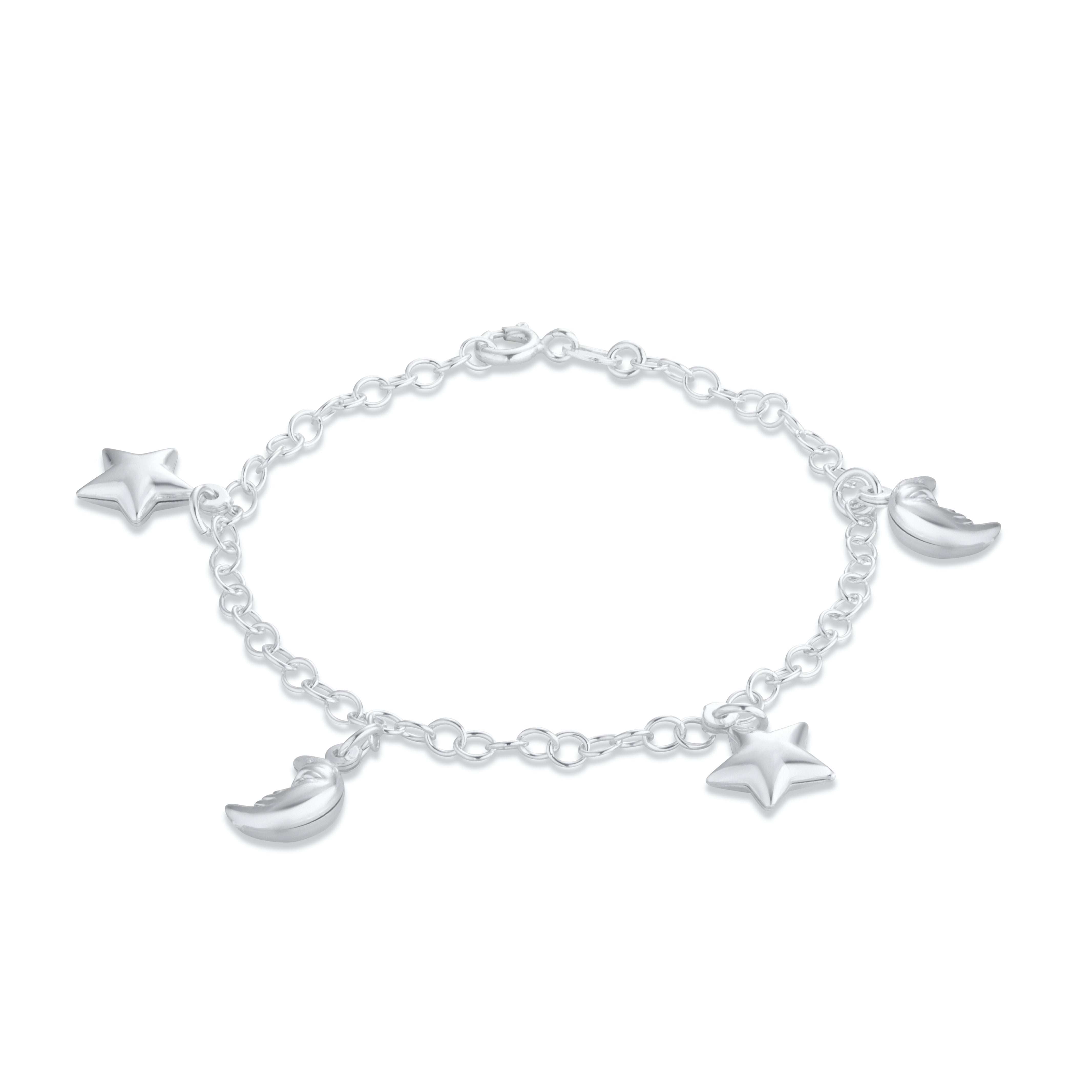 Stars and Moon Charm Bracelet