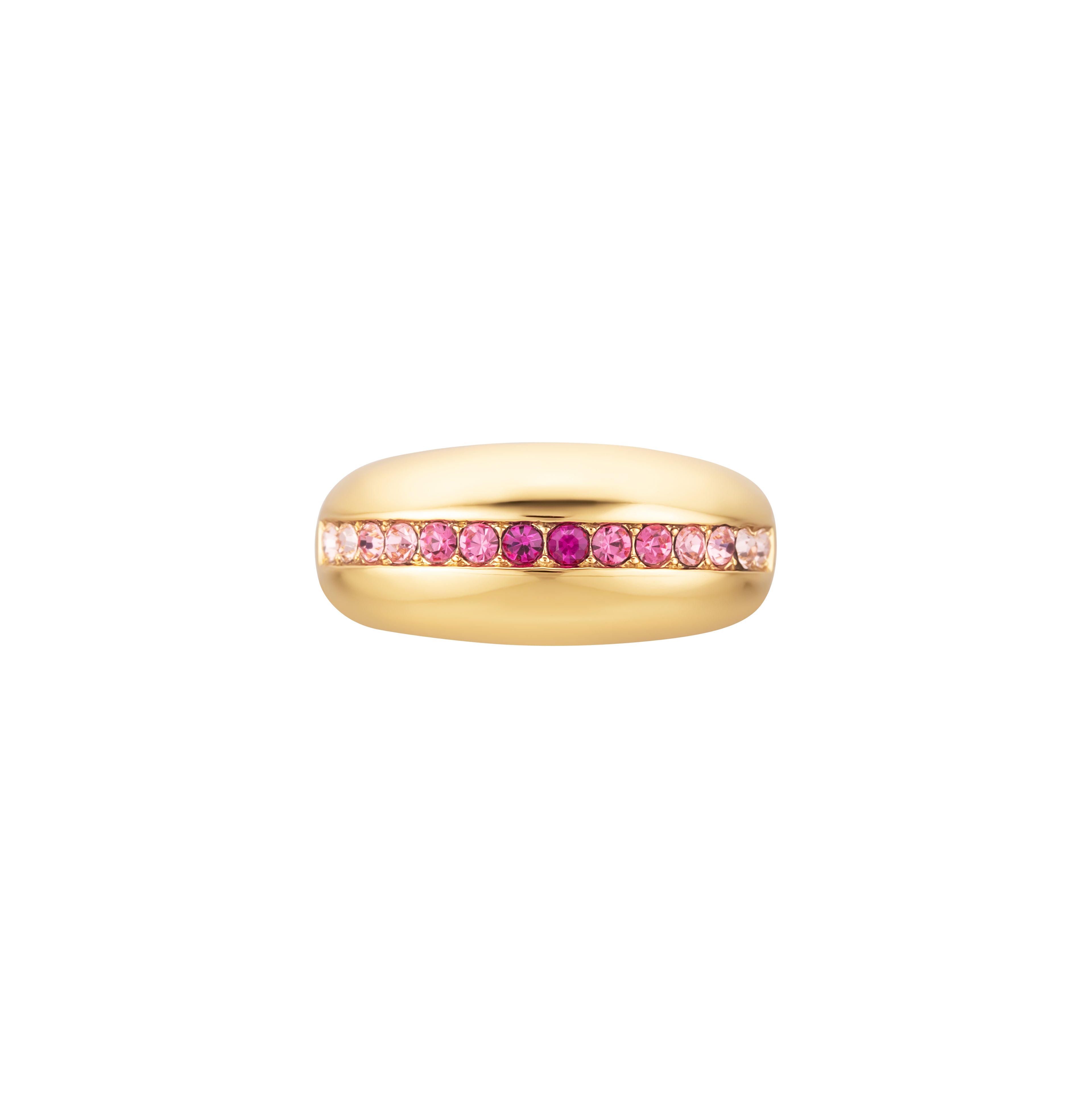 Ombre Pave Signet Ring