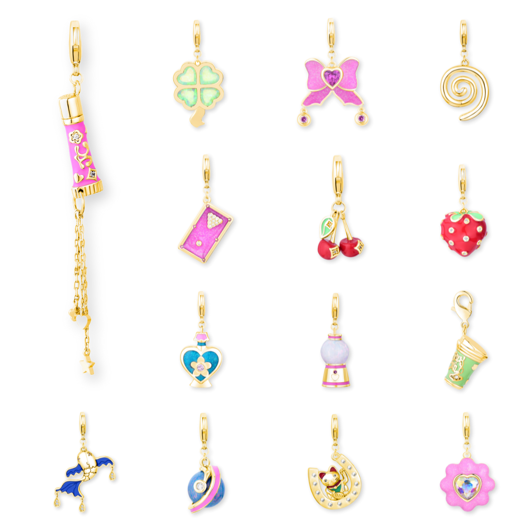 Shimmer Shot Charm Gold