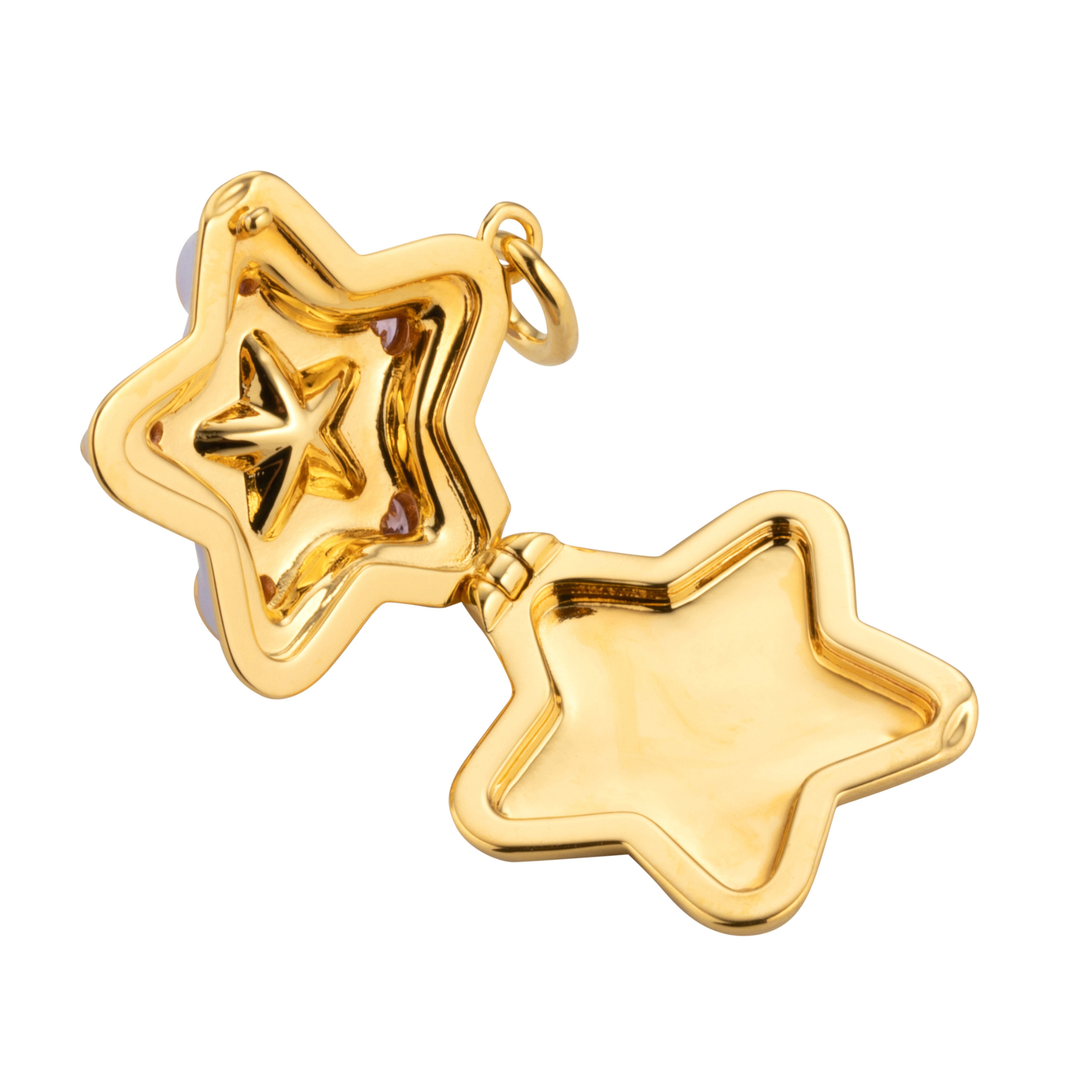 Starlight Locket Necklace Gold