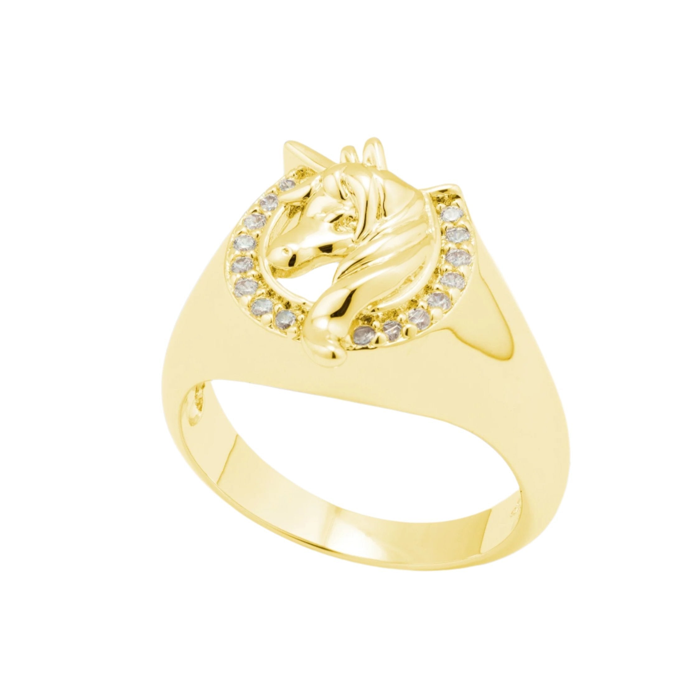 Unicorn Bow Ring Gold