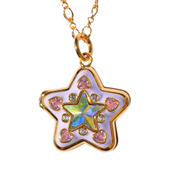 Starlight Locket Necklace Gold