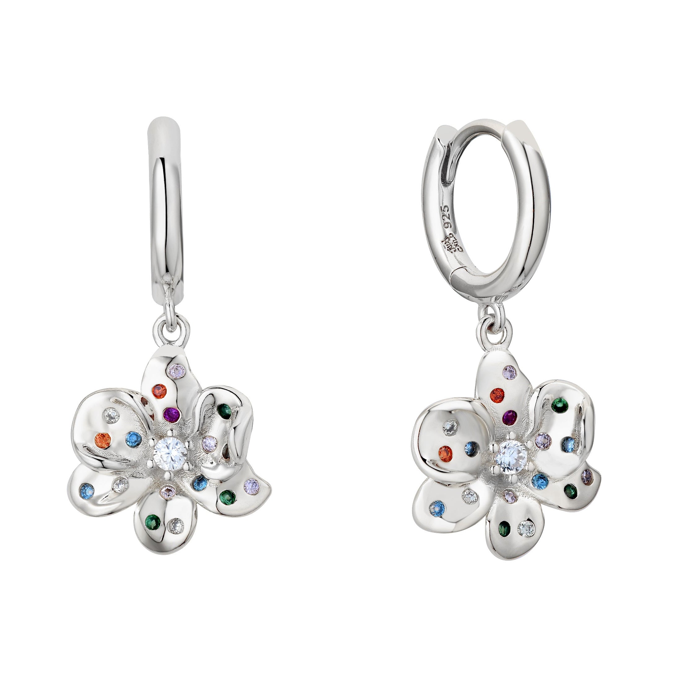 Wildflower Earrings Silver