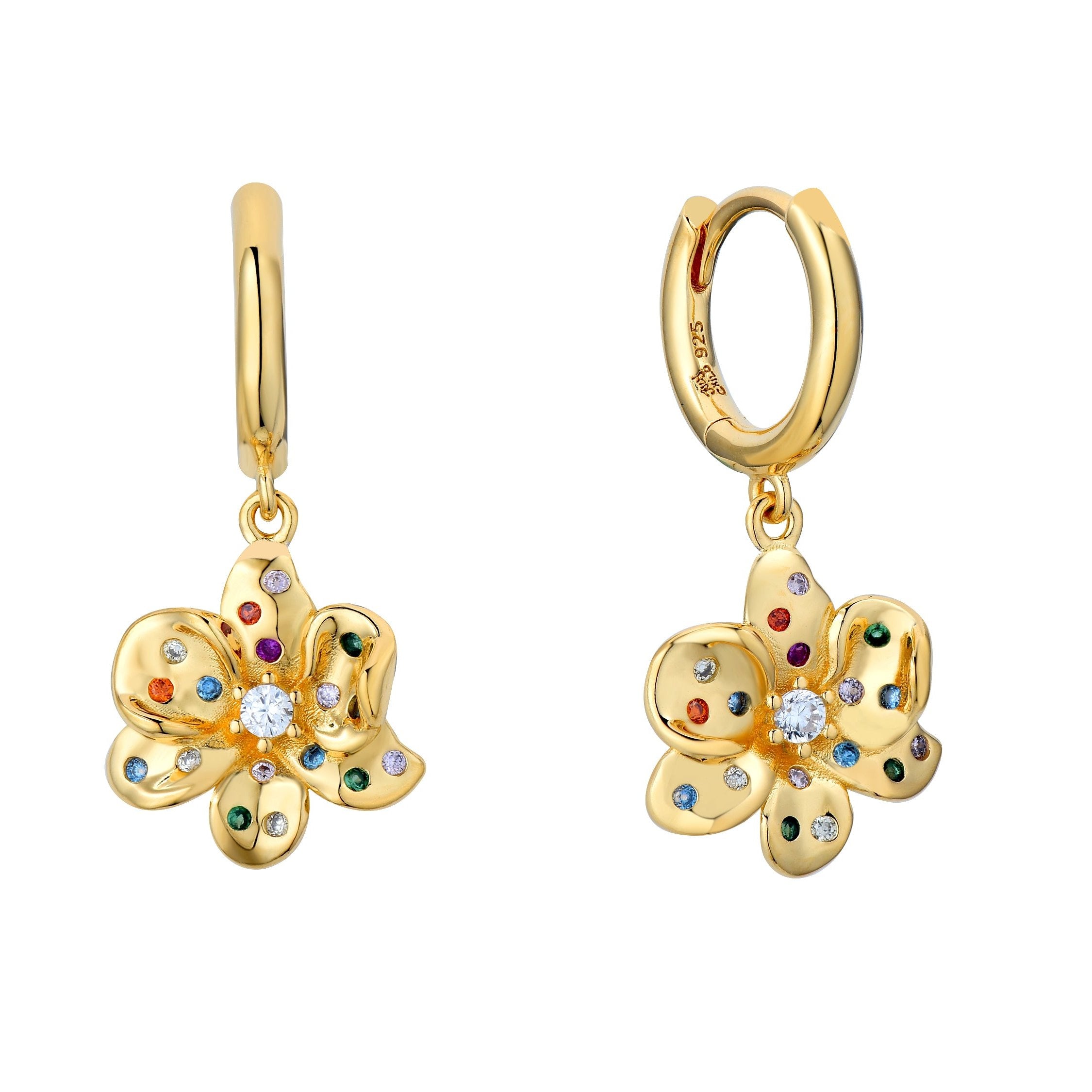 Wildflower Earrings Gold