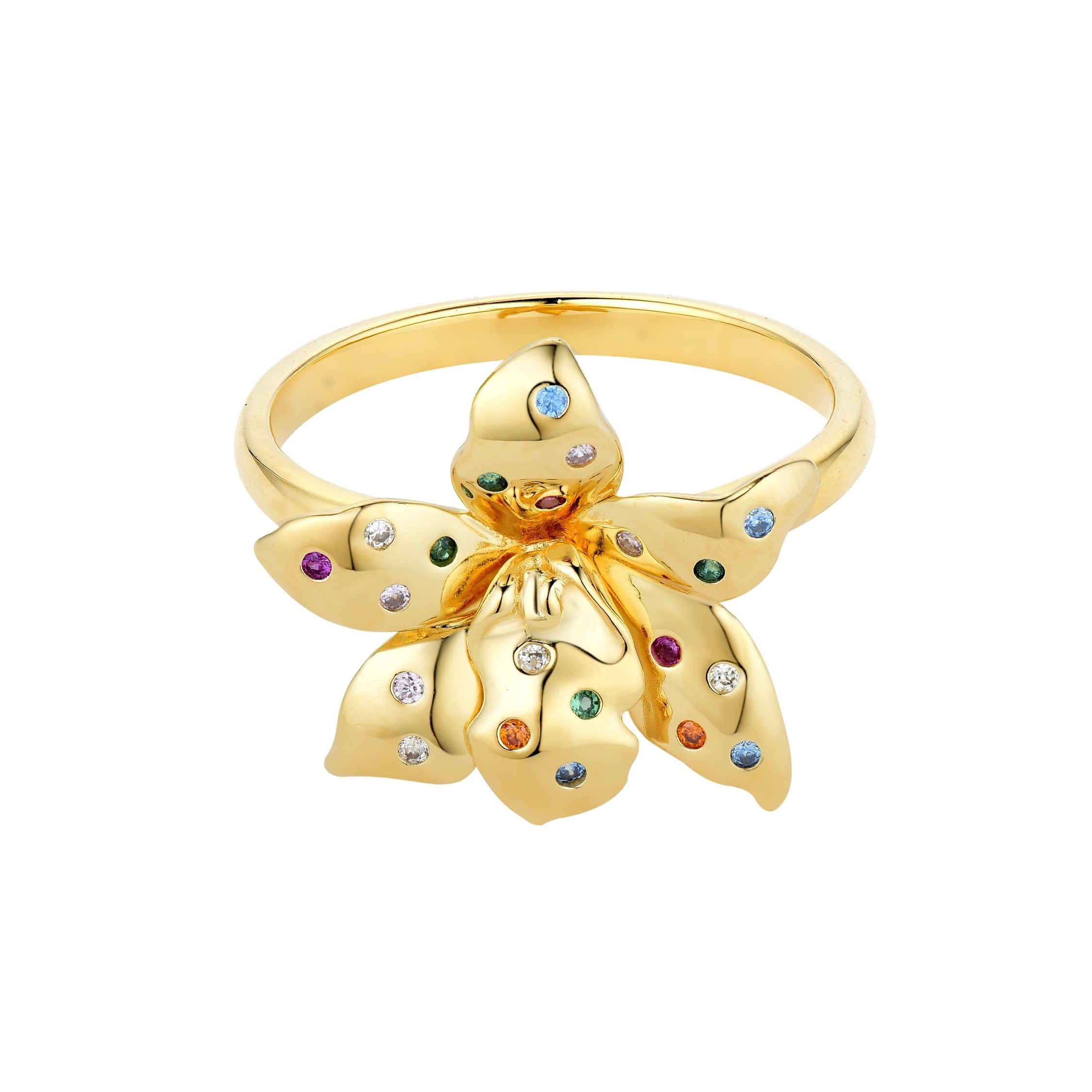 Wildflower Ring Gold