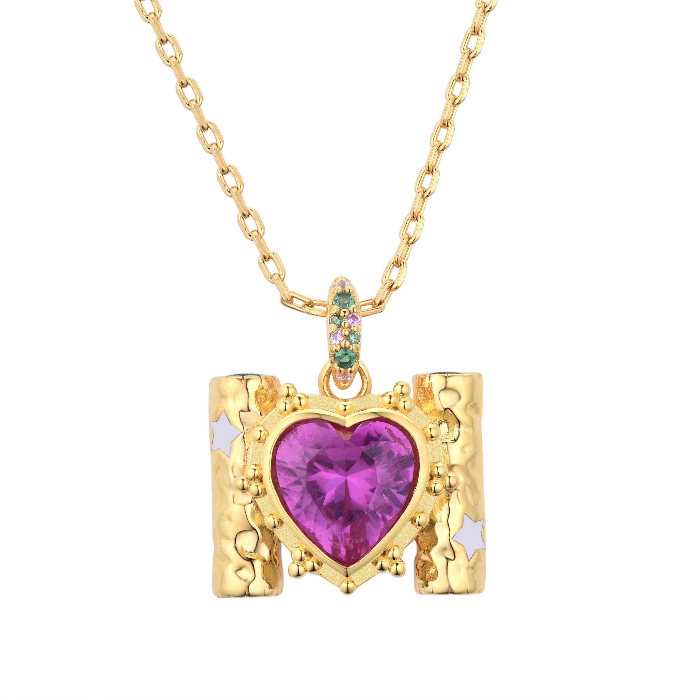 Pillar of Love Necklace Gold