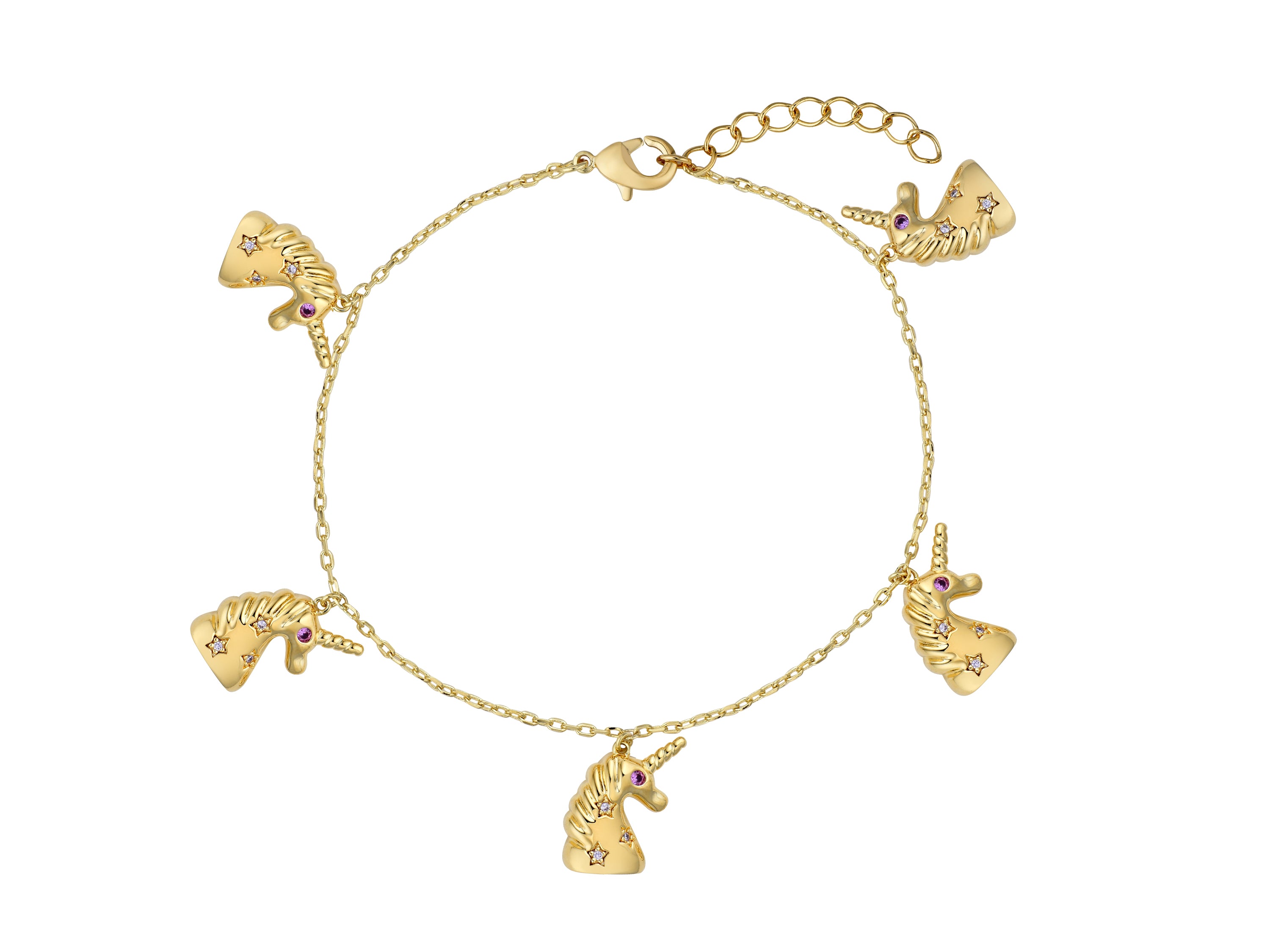 Funfair Unicorn Bracelet Gold