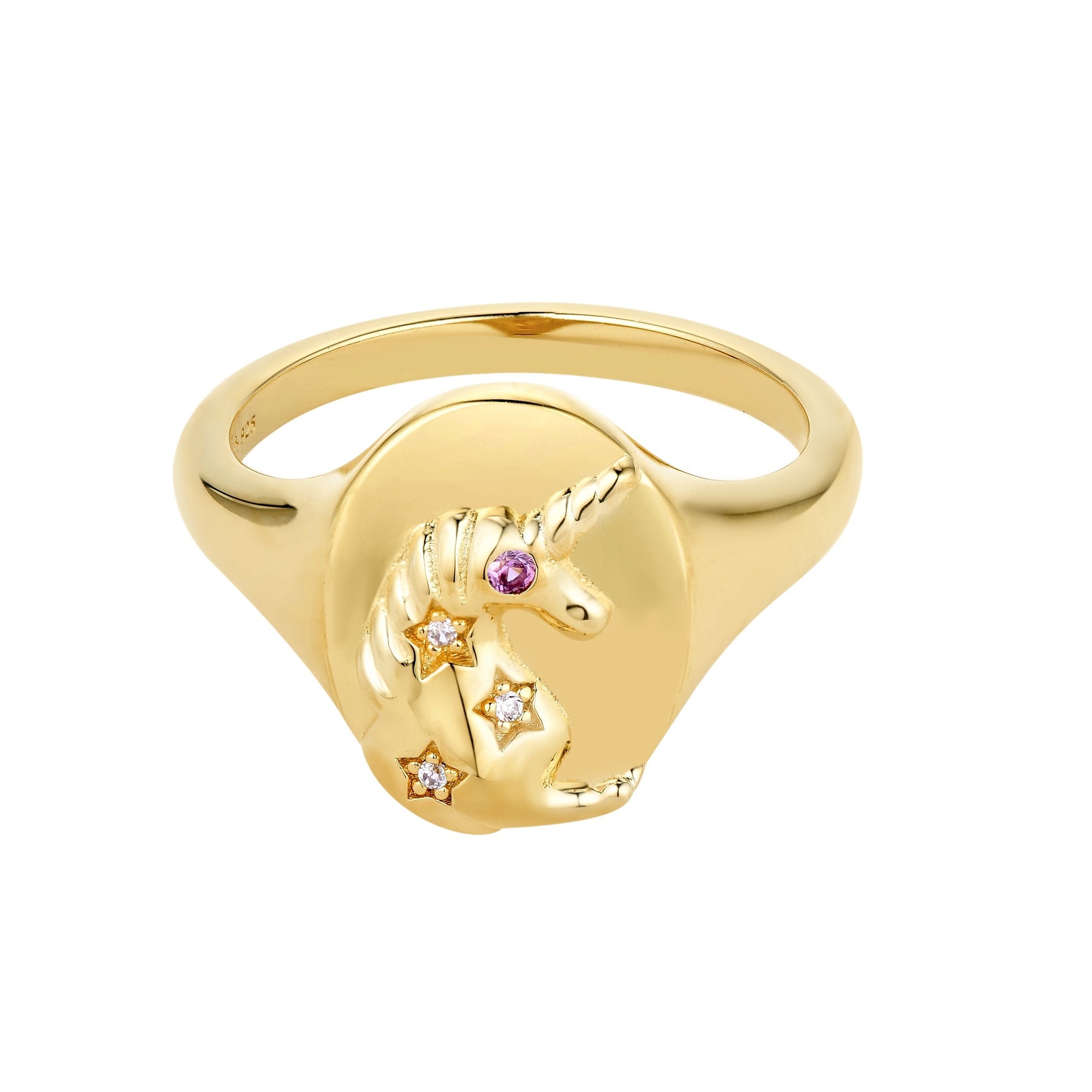 Funfair Unicorn Ring Gold