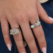 Pigs Can't Fly Ring Silver