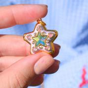 Starlight Locket Necklace Gold