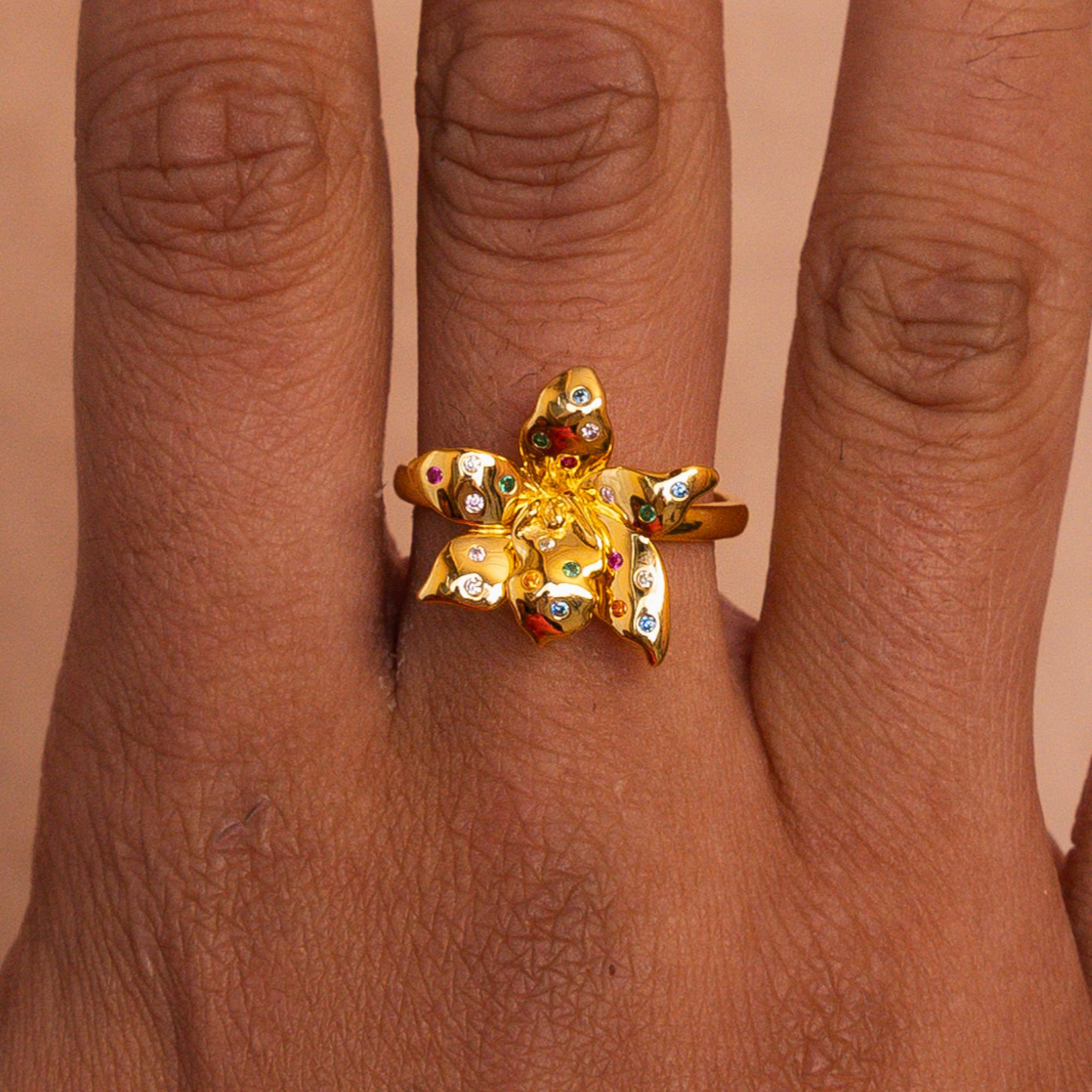 Wildflower Ring Gold