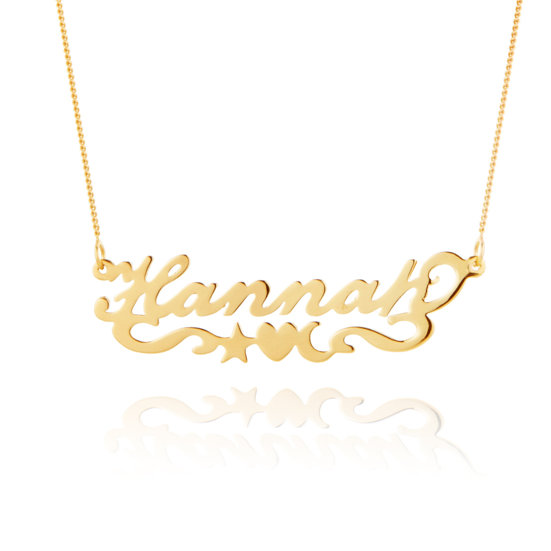 Cosmic Custom Nameplate Gold