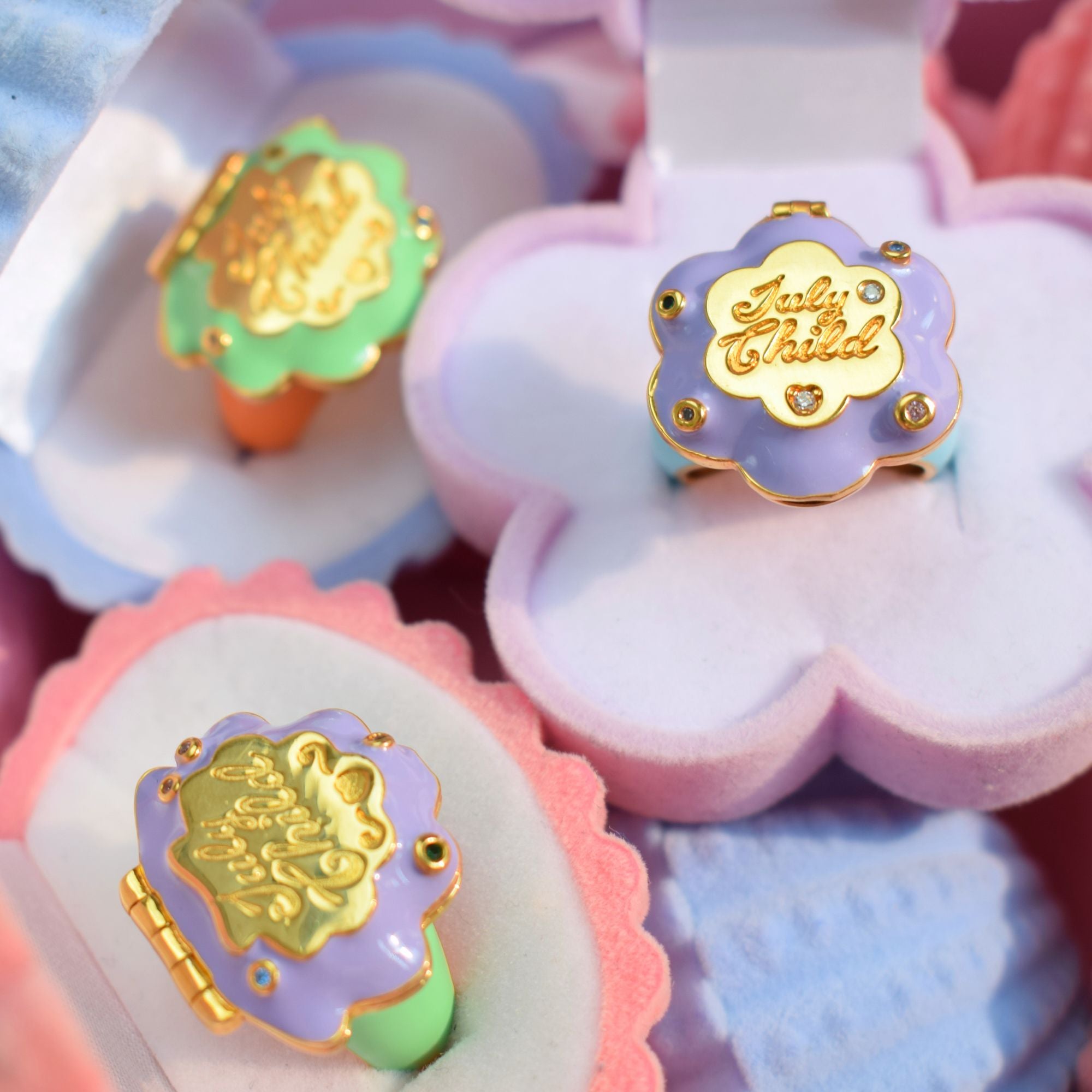 Kristabella Locket Rings